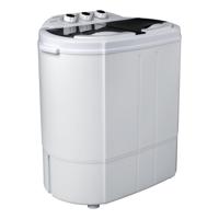 Salora WMR3700TWIN Compacte Wasmachine Wit/Zwart - thumbnail