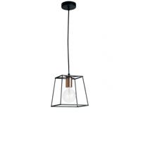 ECO-Light I-HARLEM-M-S1 I-HARLEM-M-S1 Hanglamp E27 Zwart - thumbnail