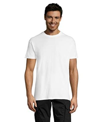 Roly RY6502 Men´s Dogo Premium T-Shirt - White 01 - XXL Roly RY6502 Men´s Dogo Premium T-Shirt - White 01 - XXL