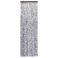 VidaXL Vliegengordijn 56x185 cm chenille bruin en beige - thumbnail