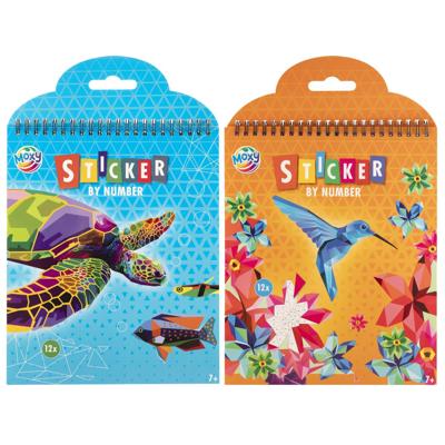 Moxy Sticker op nummer 24x20cm