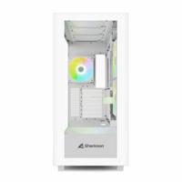 Sharkoon rebel c60 rgb midi tower behuizing (wit | 2x usb-a | 1x usb-c | rgb | tempered glass) - thumbnail