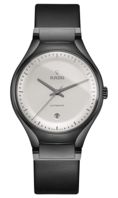 Horlogeband Rado 01.763.0071.3.110 / R070906410 / R27071105 Leder Zwart