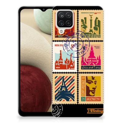 Samsung Galaxy A12 | Silliconen Back Cover | Postzegels Samsung Galaxy A12 | Silliconen Back Cover | Postzegels