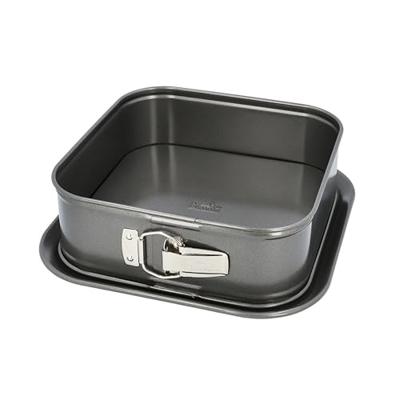 Vierkante bakvorm met uitneembare bodem - BIRKMANN - EASY BAKING - Koolstofstaal - Antiaanbaklaag - 24 x 24 x 8 cm
