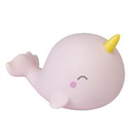 Saro nachtlampje dolfijn junior roze 12 x 15 x 8 cm - thumbnail