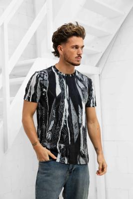 Carlo Colucci C3460 211 T-Shirt Heren Zwart - Maat XS - Kleur: Zwart | Soccerfanshop