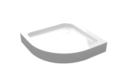 Best Design Douchebak Opbouw Project Kwartrond 80x80x14 cm Hoogglans Wit