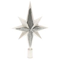 Piek plc l6.50b14.5h25.5 cm winterwit kerst Decoris - Decoris - thumbnail
