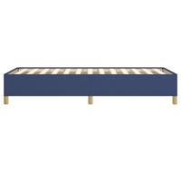 Bedframe zonder matras 90x200 cm stof blauw - thumbnail