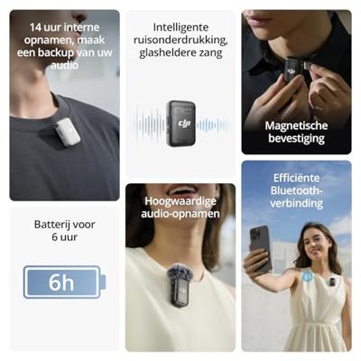 DJI Mic 2 transmitter platinum white - thumbnail