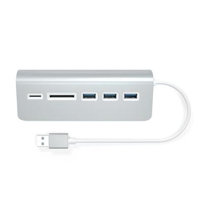 Satechi ST-3HCRS USB-combi-hub Zilver