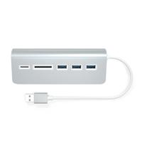 Satechi ST-3HCRS USB-combi-hub Zilver - thumbnail