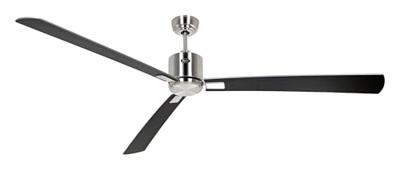 CasaFan ECO NEO III 180-4 BN-WN/SI WiFi Flügel Wenge/silber Plafondventilator 28 W (Ø x h) 180 cm x 360 mm Chroom (geborsteld) Met afstandsbediening, Timer, CasaFan ECO NEO III 180-4 BN-WN/SI WiFi Flügel Wenge/silber Plafondventilator 28 W (Ø x h) 180 cm x 360 mm Chroom (geborsteld) Met afstandsbediening, Timer,