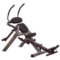 Body-Solid GAB300 Black Semi Recumbent Ab Bench - thumbnail