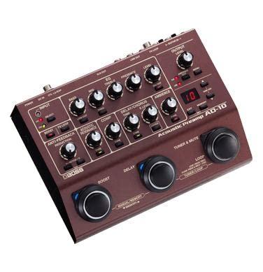 Boss AD-10 Acoustic Preamp effectpedaal & D.I.