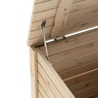 Opbergbox met deksel RANA 80x49x54 cm massief grenenhout - thumbnail