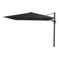 Platinum | Zweefparasol Challenger T² Premium 300 x 300 cm | Jet Black - thumbnail