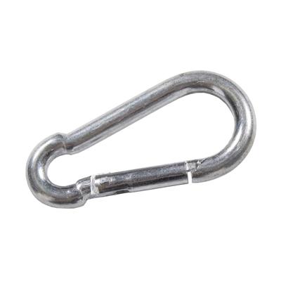 Karabijnhaak 40mm zilver