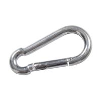 Karabijnhaak 40mm zilver - thumbnail