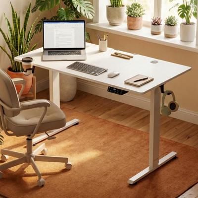 Zit sta bureau Wit 160x75x72-117cm