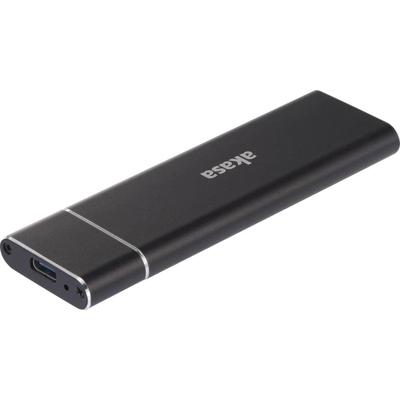 Akasa AK-ENU3M2-02 M.2 SSD-behuizing USB-C 3.1 Gen 2 10 GBit/s M.2 SATA 2230, 2242, 2260, 2280 AK-ENU3M2-02 Akasa AK-ENU3M2-02 M.2 SSD-behuizing USB-C 3.1 Gen 2 10 GBit/s M.2 SATA 2230, 2242, 2260, 2280 AK-ENU3M2-02