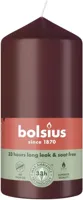 Bolsius stompkaars essentials 5.8x12cm velvet red - thumbnail