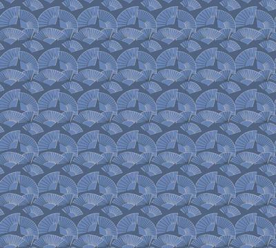 AS Creation Karl Lagerfeld Blauw behang | 378474