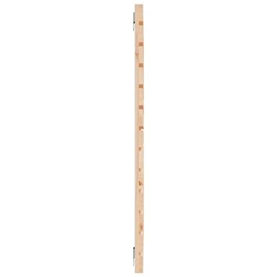 Hoofdbord wandmontage 126x3x91,5 cm massief grenenhout