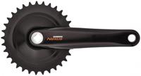 Shimano Crankstel 33t nexus c6000 met 170mm crankarm - zilver - thumbnail