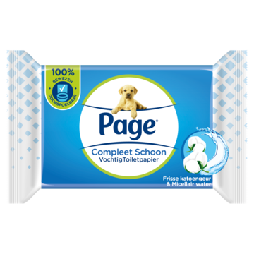 Page Vochtig toiletpapier navulling 38 Stuks Page Vochtig toiletpapier navulling 38 Stuks