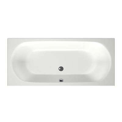 Xenz Cuba Duobad - 180x80x51 - afvoer Midden - acryl - wit mat 6828-03