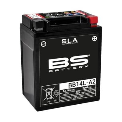 BS-BATTERY Bs-batterij batterij "bb14l-a2 / bb14l-b2". battery bb14l-a2/b2 bs sla btx14ahl