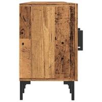 Tv-meubel 150x30x50 cm bewerkt hout oud houtkleurig - thumbnail