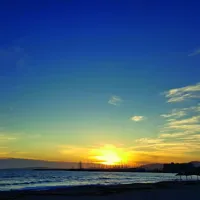 Alexsar Art Tuinschilderij yellow horizon 50x50cm - thumbnail