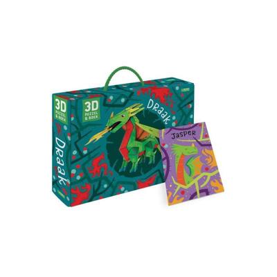 Rebo Publishers Boek + 3d model draak - 55st. Rebo Publishers Boek + 3d model draak - 55st.