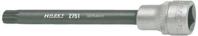 Hazet cilinderkop-dopsleutelbit 2751 · 1/2 inch (12,5 mm) vierkant hol · binnenveeltandprofiel xzn · sw m10 Hazet cilinderkop-dopsleutelbit 2751 · 1/2 inch (12,5 mm) vierkant hol · binnenveeltandprofiel xzn · sw m10