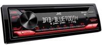 JVC KDDB622BT Autoradio enkel DIN Aansluiting voor stuurbediening, Bluetooth handsfree, DAB+ tuner - thumbnail