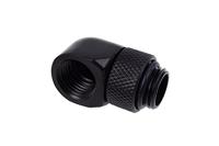 Alphacool eiszapfen l-connector rotatable g1/4 ag to g1/4 ig aansluiting (zwart) - thumbnail
