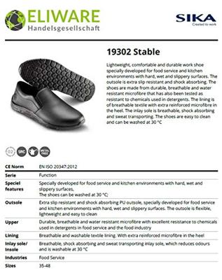 Sika Function 19302 Stable Laag O2 | Zwart | Maat 40 - 00.089.019.40