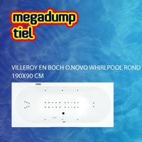 O.Novo Whirlpool Rond 190X90X50 cm Sportpakket Deluxe Villeroy en Boch - thumbnail