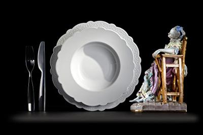 ALESSI - Dressed - Plat bord 27cm,Wit - thumbnail