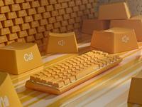 Ducky One 3 Yellow SF toetsenbord USB Geel - thumbnail