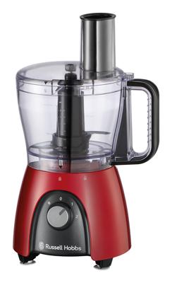 Keukenmachine - RUSSEL HOBBS - Desire Red - 600 W - 2 snelheden + puls - Rood