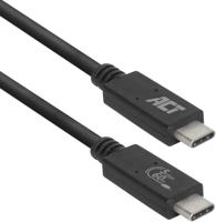 ACT usb 3.2 gen1 aansluitkabel c male - c male 2 m - thumbnail