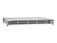 AT-GS948MPX-50 Switch Stackable Layer 3 Lite Gigabit Managed - 48 x 10/100/1000T PoE+ | 2 x Combo Copper/SFP | 2 x SFP/SFP+ - 370W PoE budget - Internal PSU - thumbnail