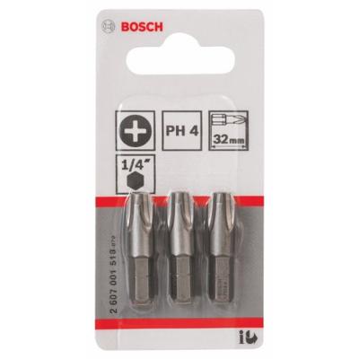 Bosch Accessoires Bit extra-hard PH 4, 32 mm 3st - 2607001518 - thumbnail