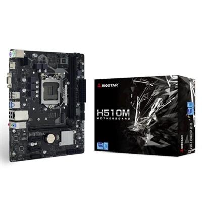 BioStar H510MHP 2.0 Moederbord Socket Intel LGA 1200 Vormfactor Micro-ATX Moederbord chipset Intel® H510