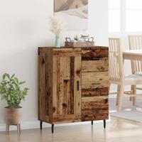 Dressoir Oud Hout 69,5 x 34 x 90 cm Gemonteerd hout en ijzer - thumbnail