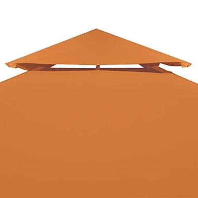 VidaXL Vervangend tentdoek prieel 310 g/m² 3x3 m oranje